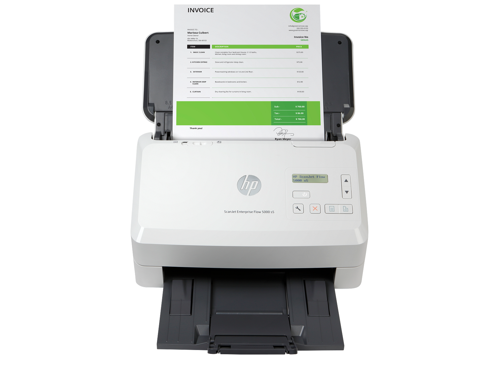 HP ScanJet Enterprise Flow 5000 s5 Scanner